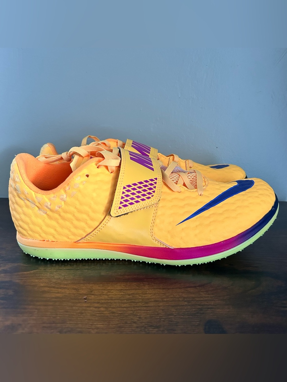 Nike Zoom High Jump Elite Track Spikes Multicolor Mens Size 9 FZ9636-800